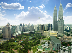 Petronas Towers, Azja, Malezja, Kuala Lumpur, Wieżowiec